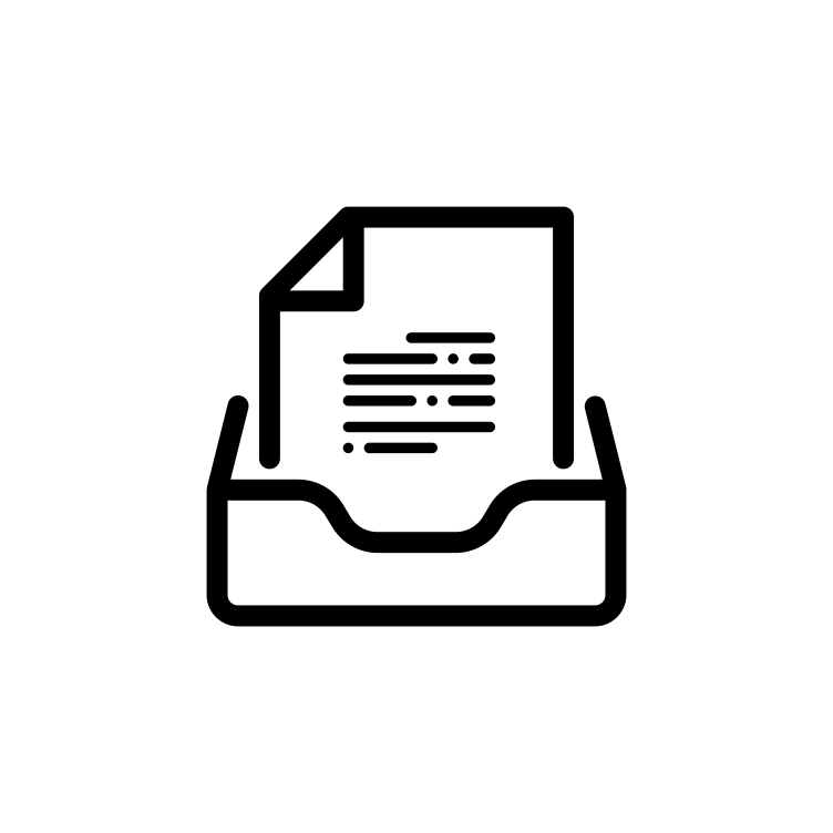 Document sorti d'un tiroir